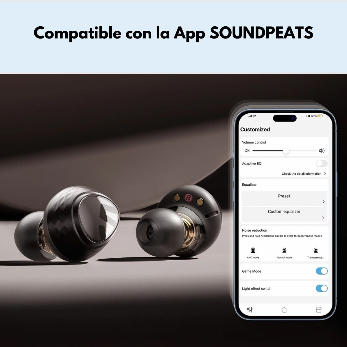 Audífonos Inalámbricos SoundPEATS Engine 4 Hi-Res y LDAC