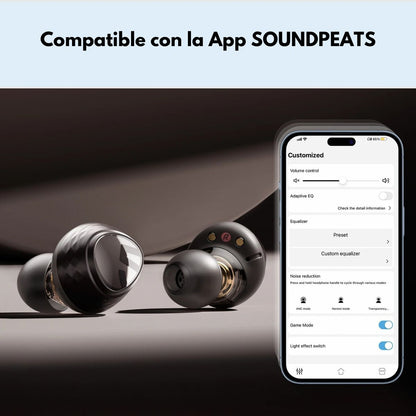 Audífonos Inalámbricos SoundPEATS Engine 4 Hi-Res y LDAC