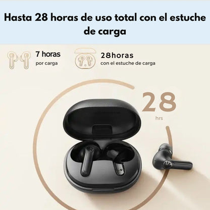 Audífonos SoundPEATS T3 Pro Bluetooth ANC y Modo Juego IPX4