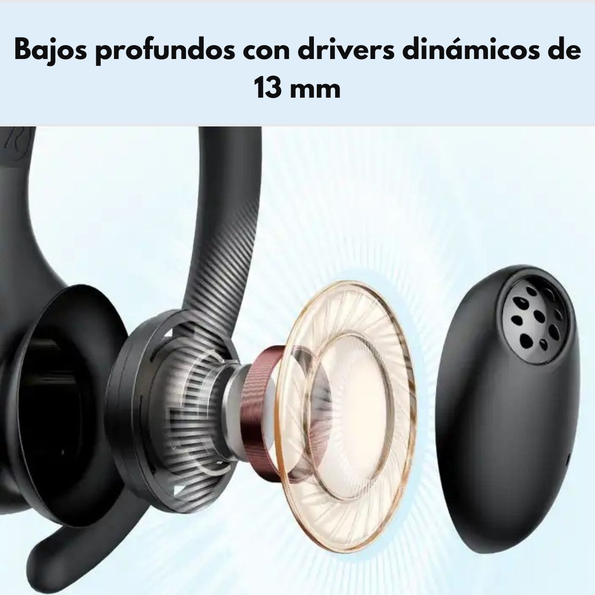 Audífonos Deportivos Bluetooth 5.3 SoundPEATS Wings2 Ganchos