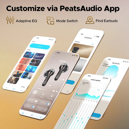 Audifonos Bluetooth ANC HiRes 26hr IPX5 SoundPEATS Air5 Pro