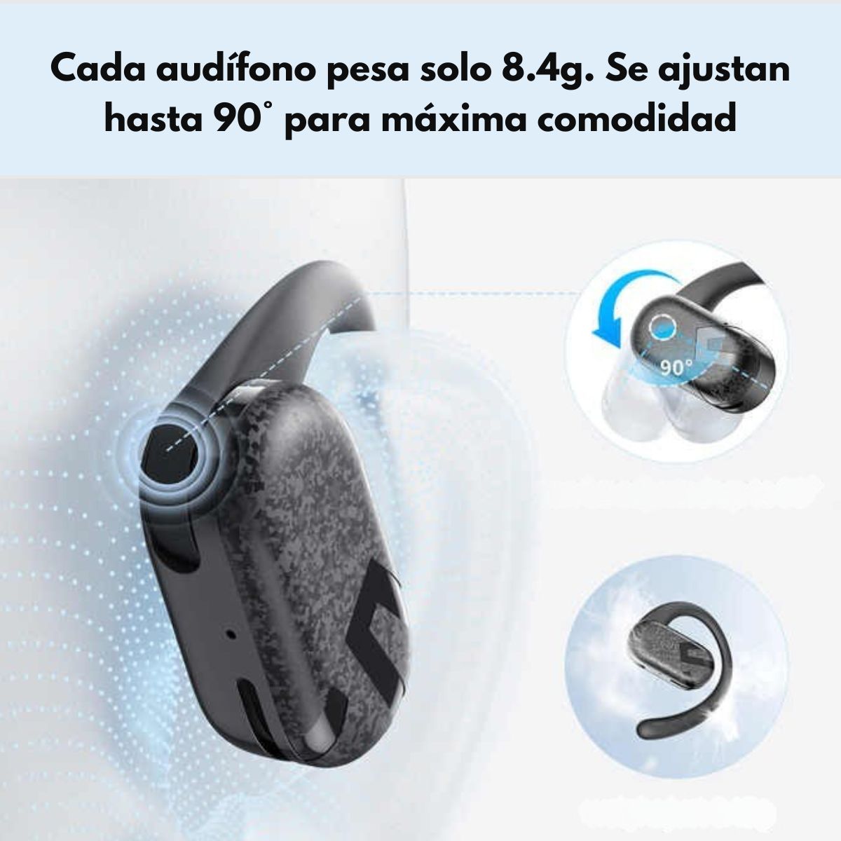 Audifonos Bluetooth 40hrs IPX4 Open-Ear SoundPeats Breezy