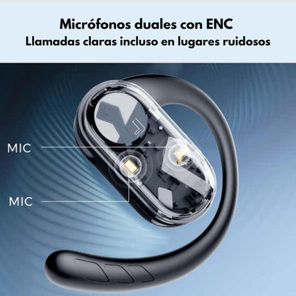 Audifonos Bluetooth 40hrs IPX4 Open-Ear SoundPeats Breezy