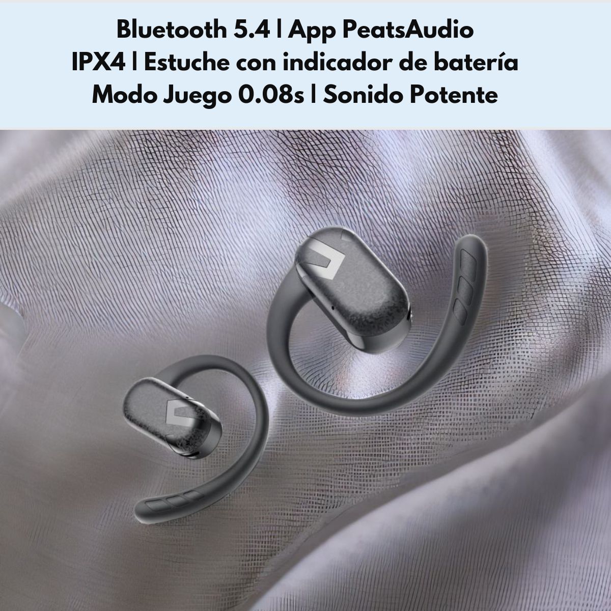 Audifonos Bluetooth 40hrs IPX4 Open-Ear SoundPeats Breezy