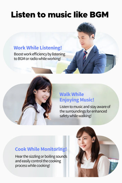 Audifonos Inalambrico ENC IPX5 SoundPeats PearlClip Pro