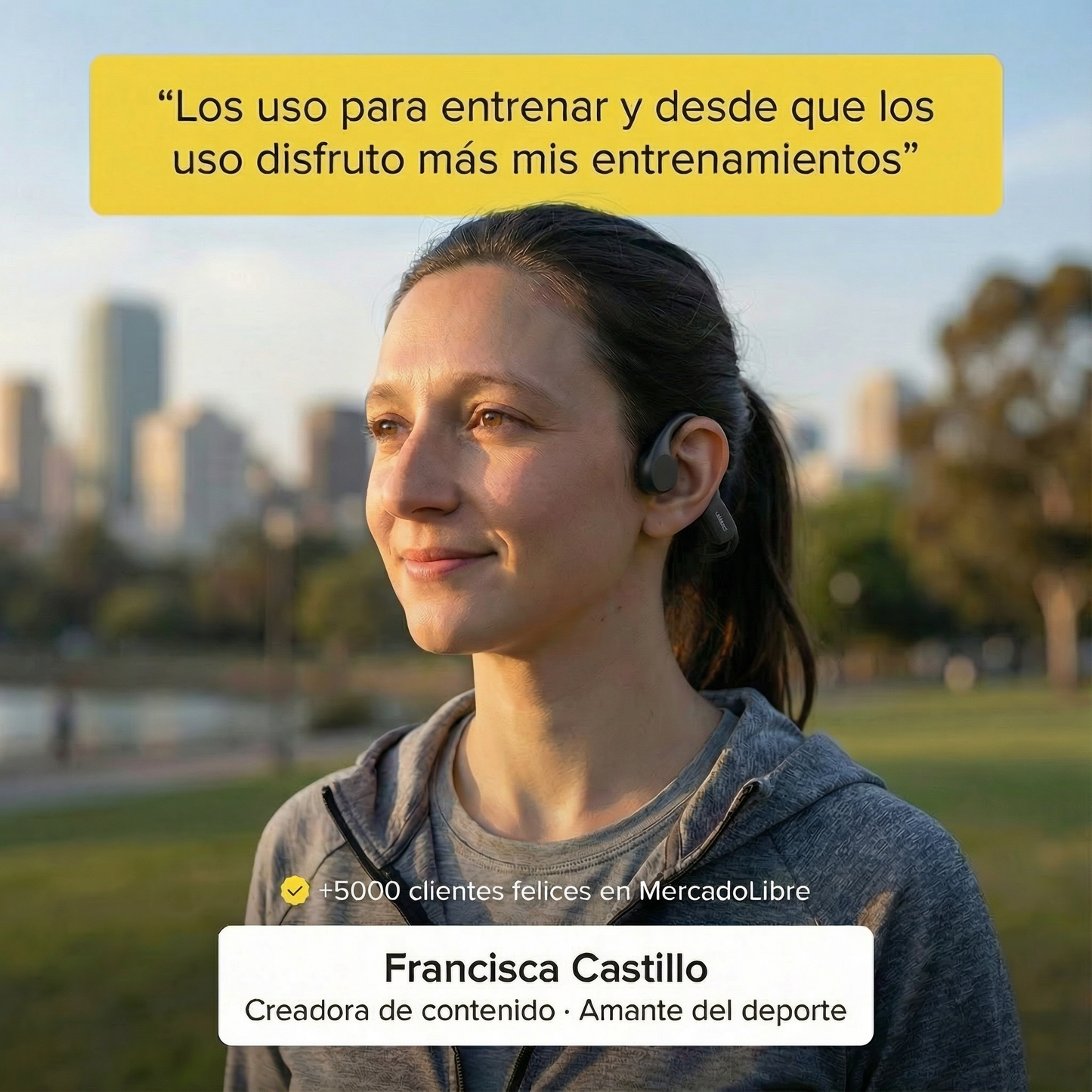 Audifonos Deportivos de Conducción Ósea IPX8 Langsdom BE17