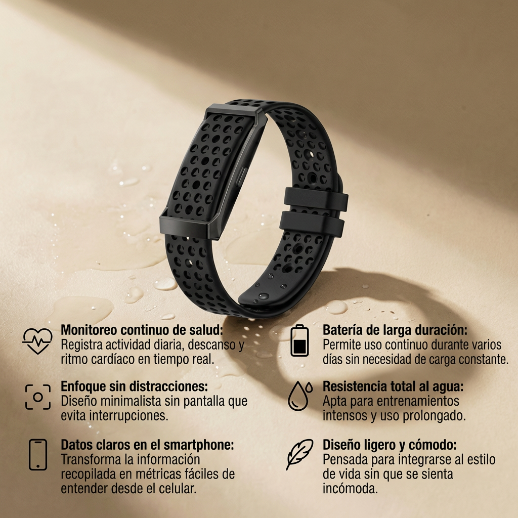 Pulsera Inteligente Monitoreo Deportivo y del Sueño