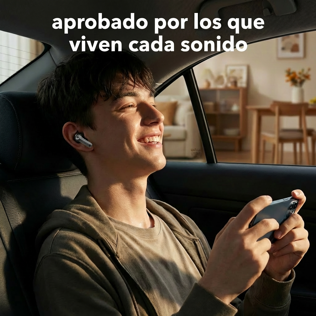 Audífonos Inalámbricos TWS ENC IPX4 SoundPEATS Clear