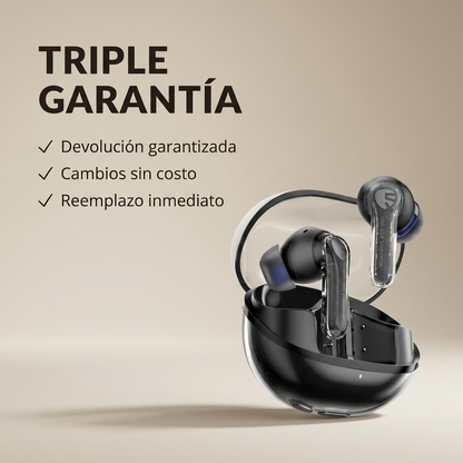 Audífonos Inalámbricos TWS ENC IPX4 SoundPEATS Clear