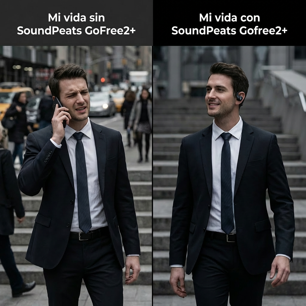 Audifonos Inalambricos ENC IPX5 SoundPeats GoFree2+