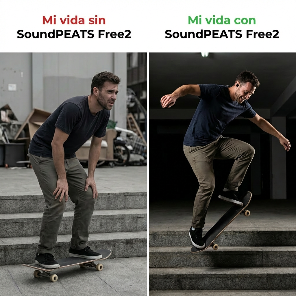 Audífonos Bluetooth SoundPEATS Free2 Classic IPX5 Tactil