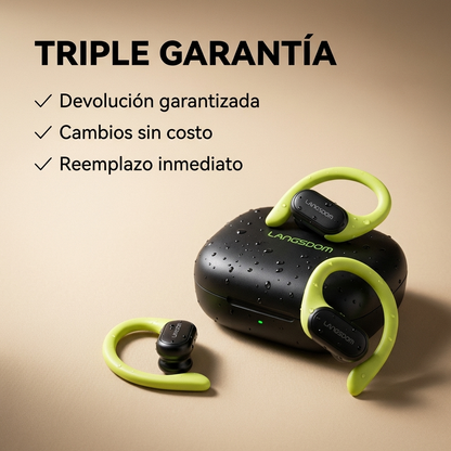 Audífonos Langsdom TS19 Bluetooth 5.4T WS Conducción Aerea