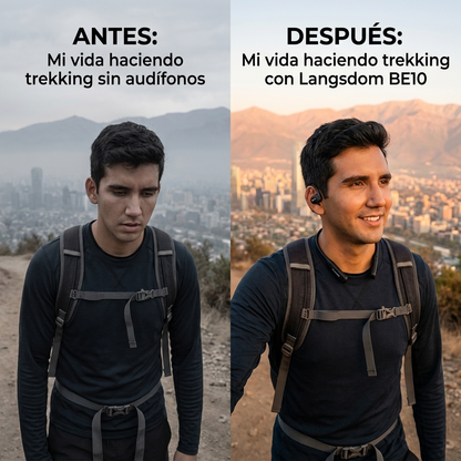 Audífonos Deportivos Conducción Aeréa IPX5 Langsdom BE10
