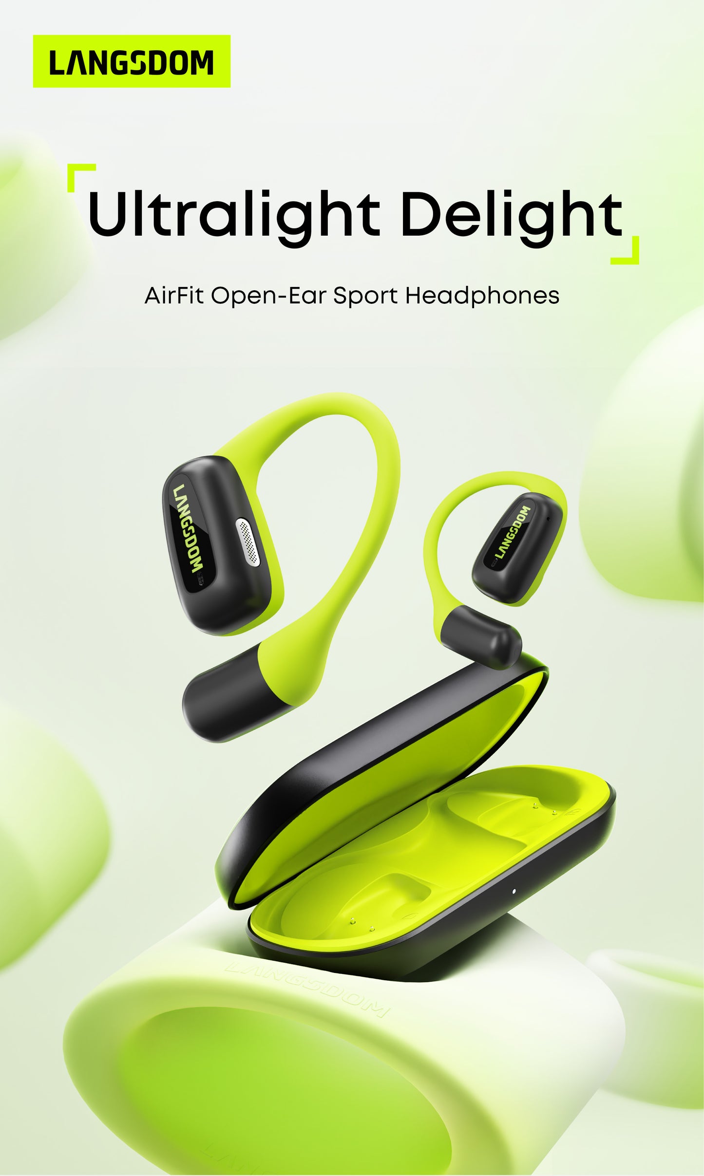 Audifonos Deportivos Bluetooth 24h Ligeros Langsdom AirFit